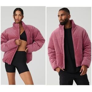 ALO Yoga Women's Pink Puffer Jacket